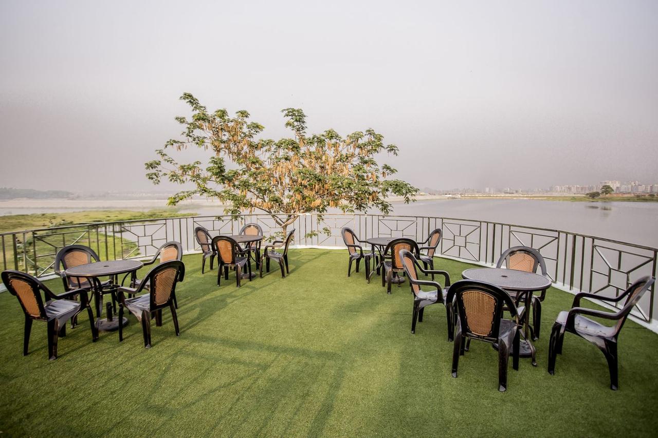 Rooftop terrace overlooking the river